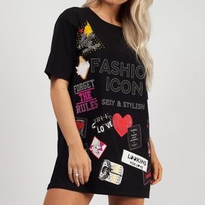 Oversized Fashion Icon Tshirt